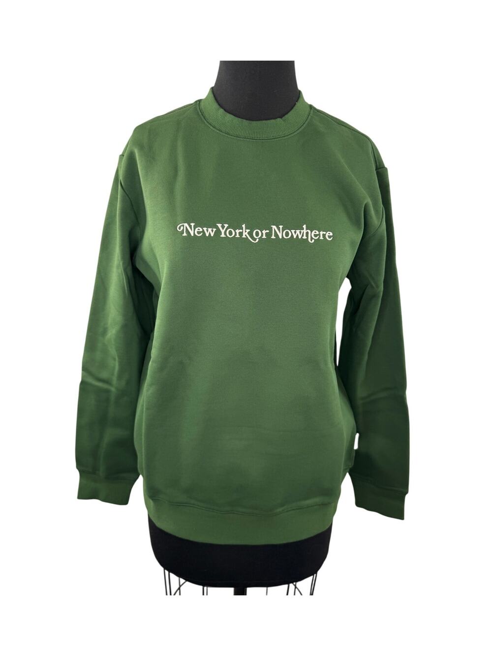 NYON New York or Nowhere Signature Green Sweatshirt Crew Classic Size Medium NEW